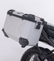 SW-MOTECH 37 L TRAX ADV Side Cases with Carrier for Moto Guzzi Stelvio (23) Silver KFT.17.624.70000/S KFT.17.624.70000/S