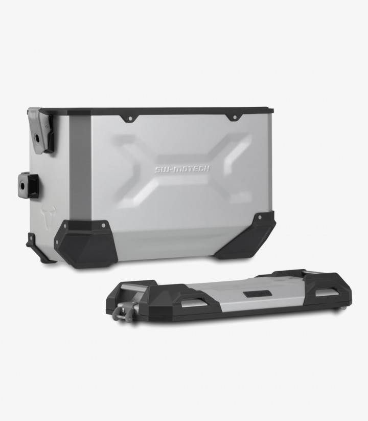 Maletas Laterales con Soporte TRAX ADV Plateadas 37 L Moto Guzzi Stelvio (23) SW-MOTECH KFT.17.624.70000/S KFT.17.624.70000/S