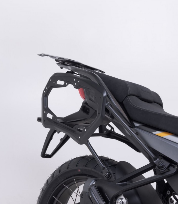 Seitenkoffer mit Träger TRAX ADV Silber 45 L Moto Guzzi Stelvio (23) SW-MOTECH KFT.17.624.70100/S