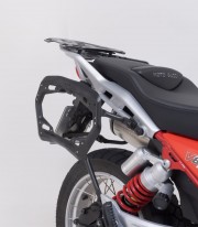 Maletas Laterales con Soporte TRAX ADV Negras 37/45 L Moto Guzzi V85 Strada/TT (24) SW-MOTECH KFT.17.632.70000/B KFT.17.632.7...