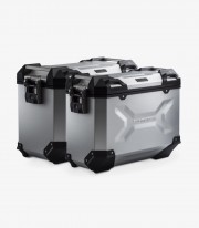SW-MOTECH 37/45 L TRAX ADV Side Cases with Carrier for Moto Guzzi V85 Strada/TT (24) Silver KFT.17.632.70000/S KFT.17.632.700...