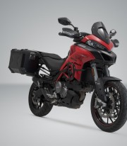 SW-MOTECH 37 L TRAX ADV Side Cases with Carrier for Ducati Multistrada 950/1200/V2 (15-24), 1200/1260 Enduro (16-21) Black KF...