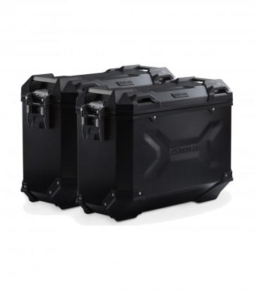 SW-MOTECH 37 L TRAX ADV Side Cases with Carrier for Suzuki GSX-S1000GX (23) Black KFT.05.601.70000/B