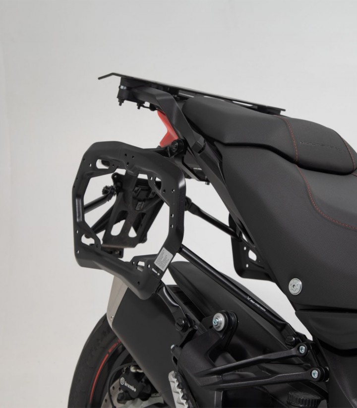 Maletas Laterales con Soporte TRAX ADV Negras 45 L Ducati Multistrada 950/1200/V2 (15-24), 1200/1260 Enduro (16-21) SW-MOTECH...