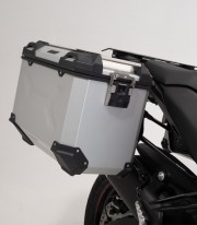 Maletas Laterales con Soporte TRAX ADV Plateadas 45 L Ducati Multistrada 950/1200/V2 (15-24), 1200/1260 Enduro (16-21) SW-MOT...