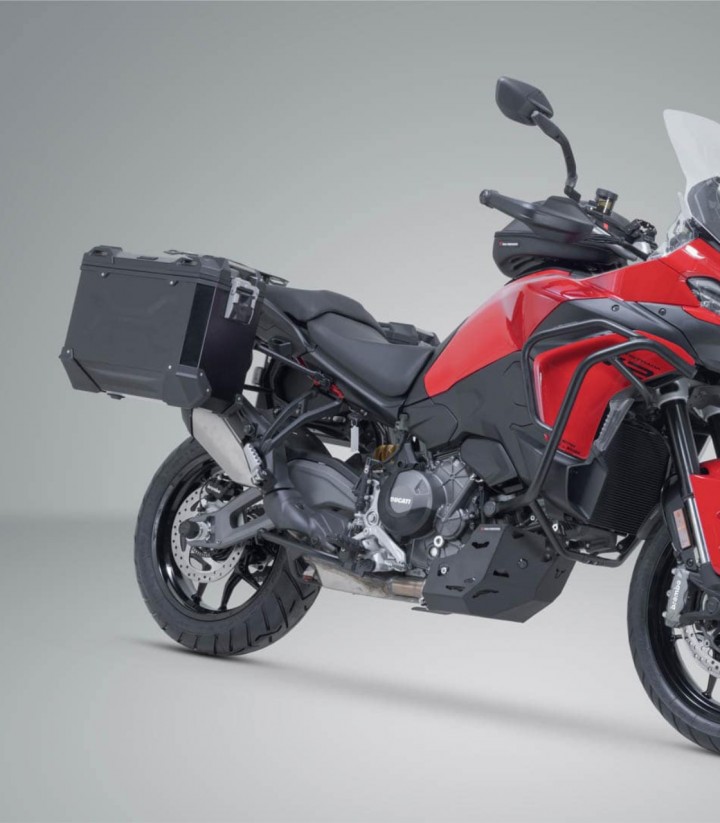 Maletas Laterales con Soporte TRAX ADV Negras 45/37 L Ducati Multistrada V2 (24) SW-MOTECH KFT.22.807.70001/B KFT.22.807.70001/B