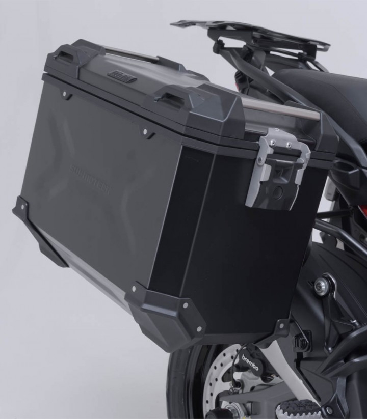 Maletas Laterales con Soporte TRAX ADV Negras 45 L Ducati Multistrada V4 (20-24) SW-MOTECH KFT.22.822.70102/B KFT.22.822.70102/B