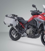 Maletas Laterales con Soporte TRAX ADV Plateadas 45 L Ducati Multistrada V4 (20-24) SW-MOTECH KFT.22.822.70102/S KFT.22.822.7...