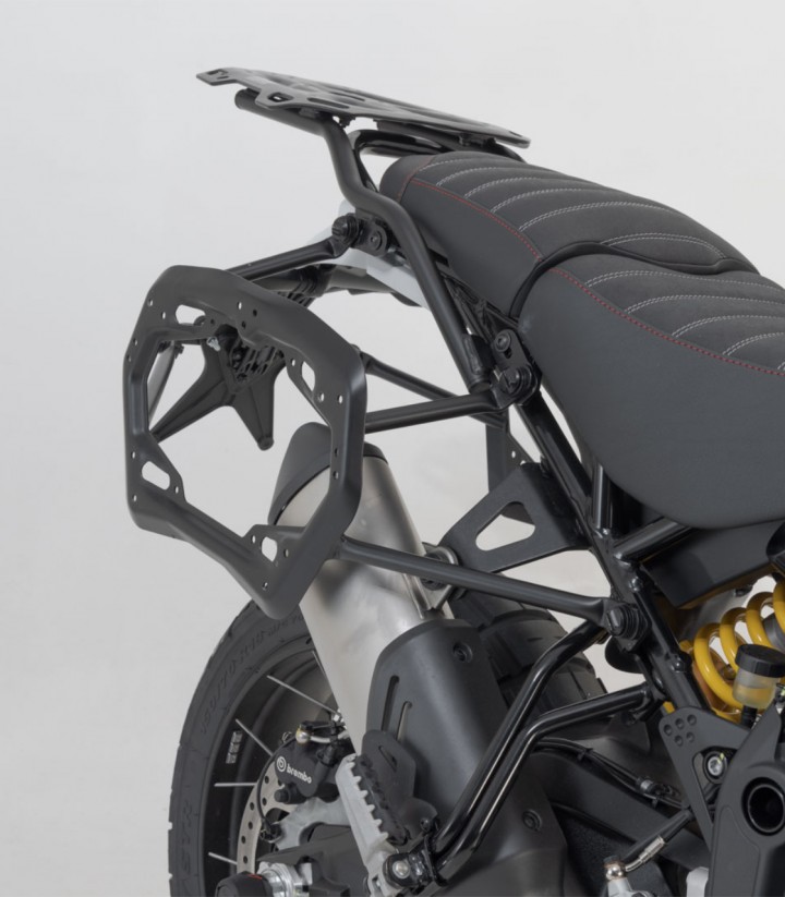 Maletas Laterales con Soporte TRAX ADV Negras 45/37 L Ducati DesertX (22-25) SW-MOTECH KFT.22.995.70000/B KFT.22.995.70000/B