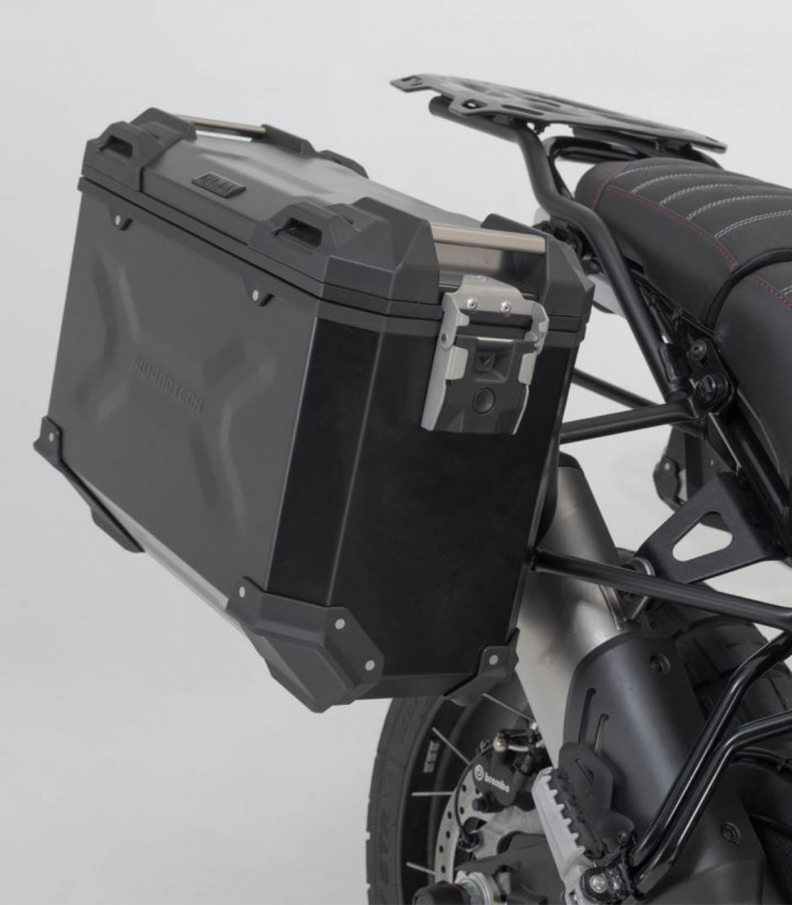 Maletas Laterales con Soporte TRAX ADV Negras 45/37 L Ducati DesertX (22-25) SW-MOTECH KFT.22.995.70000/B KFT.22.995.70000/B