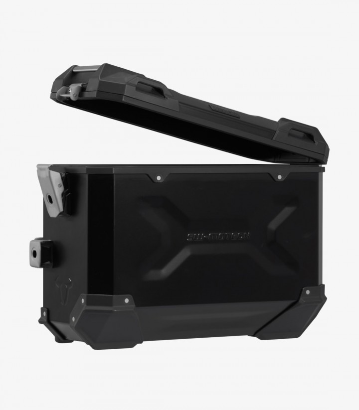 SW-MOTECH 45/37 L TRAX ADV Side Cases with Carrier for Ducati DesertX (22-25) Black KFT.22.995.70000/B KFT.22.995.70000/B