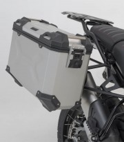 SW-MOTECH 45/37 L TRAX ADV Side Cases with Carrier for Ducati DesertX (22-25) Silver KFT.22.995.70000/S KFT.22.995.70000/S