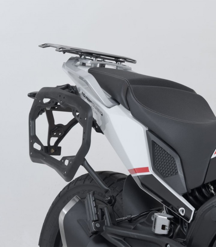 Seitenkoffer mit Träger TRAX ADV Schwarz 37 L Moto Morini X-Cape 650 (21) SW-MOTECH KFT.23.017.70000/B