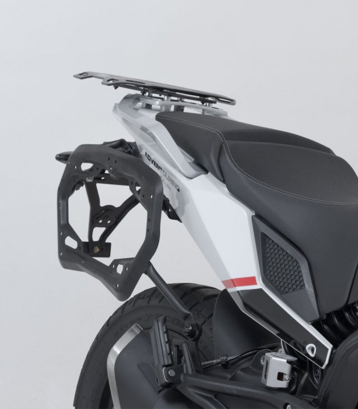 Maletas Laterales con Soporte TRAX ADV Negras 45 L Moto Morini X-Cape 650 (21) SW-MOTECH KFT.23.017.70100/B KFT.23.017.70100/B