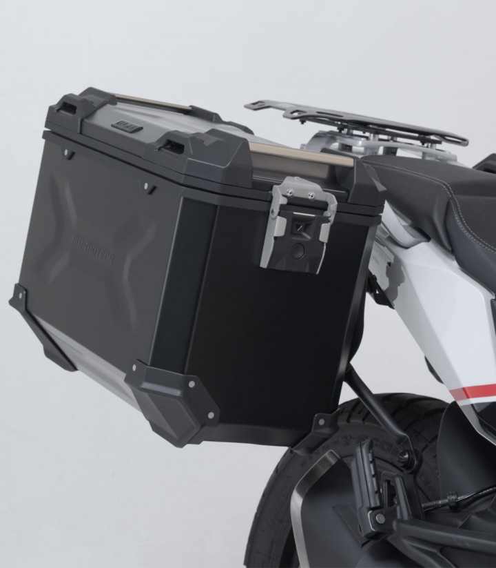 Maletas Laterales con Soporte TRAX ADV Negras 45 L Moto Morini X-Cape 650 (21) SW-MOTECH KFT.23.017.70100/B KFT.23.017.70100/B