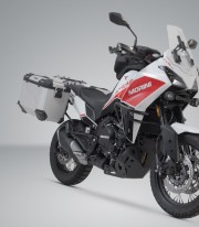 Maletas Laterales con Soporte TRAX ADV Plateadas 45 L Moto Morini X-Cape 650 (21) SW-MOTECH KFT.23.017.70100/S KFT.23.017.701...