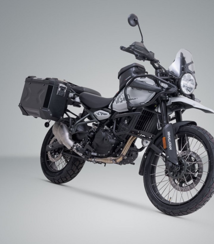 Maletas Laterales con Soporte TRAX ADV Negras 37 L Royal Enfield Himalayan 450 (23) SW-MOTECH KFT.41.620.70000/B KFT.41.620.7...