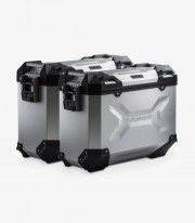SW-MOTECH 37 L TRAX ADV Side Cases with Carrier for Royal Enfield Himalayan 450 (23) Silver KFT.41.620.70000/S KFT.41.620.700...