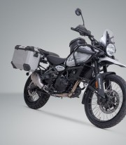 Maletas Laterales con Soporte TRAX ADV Plateadas 37 L Royal Enfield Himalayan 450 (23) SW-MOTECH KFT.41.620.70000/S KFT.41.62...