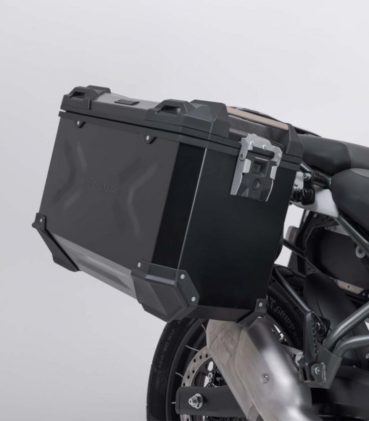 Seitenkoffer mit Träger TRAX ADV Schwarz 45 L Royal Enfield Himalayan 450 (23) SW-MOTECH KFT.41.620.70100/B