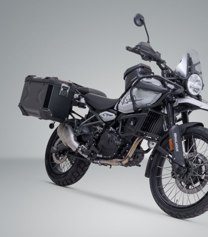 Maletas Laterales con Soporte TRAX ADV Negras 45 L Royal Enfield Himalayan 450 (23) SW-MOTECH KFT.41.620.70100/B KFT.41.620.7...