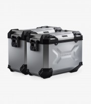 SW-MOTECH 45 L TRAX ADV Side Cases with Carrier for Royal Enfield Himalayan 450 (23) Silver KFT.41.620.70100/S KFT.41.620.701...