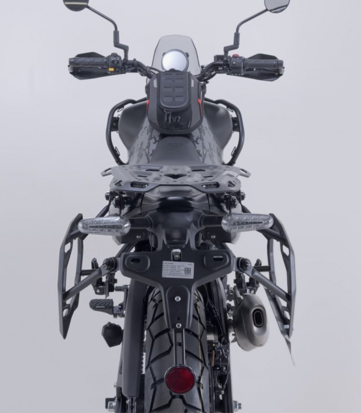Maletas Laterales con Soporte TRAX ADV Plateadas 37 L Royal Enfield Himalayan 450 Rally (25) SW-MOTECH KFT.41.620.70200/S KFT...
