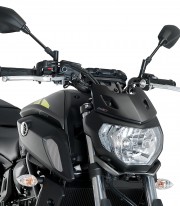 Tapa frontal Puig New Generation Sport Plus Yamaha MT-07 (18-20) Negro mate 1439J