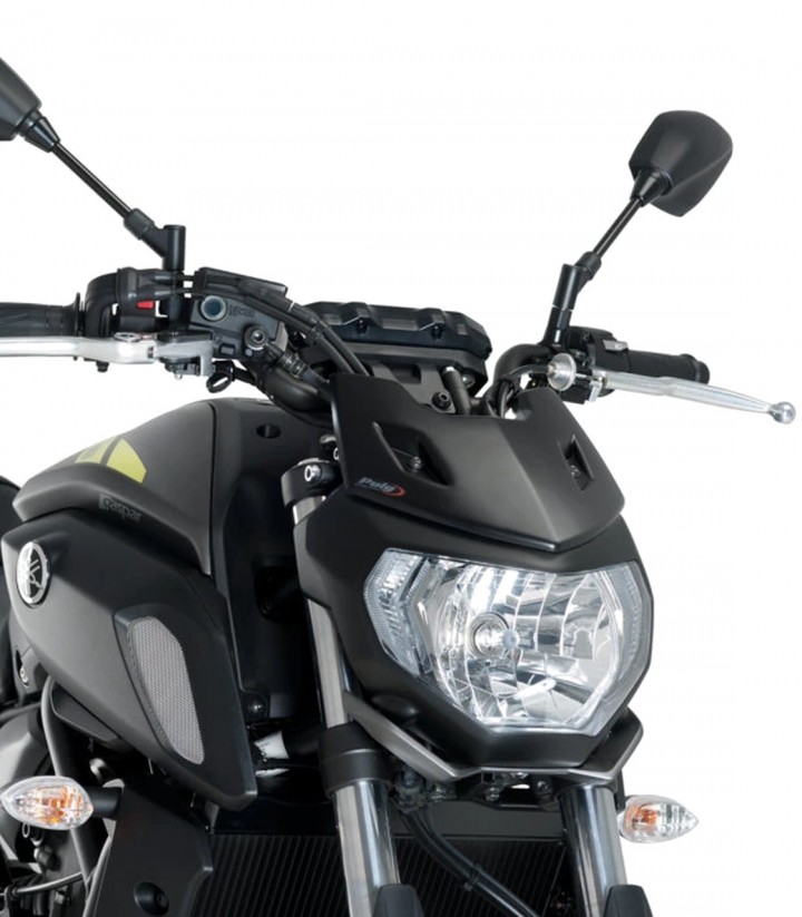 Frontabdeckung Puig New Generation Sport Plus Yamaha MT-07 (18-20) Mattschwarz 1439J
