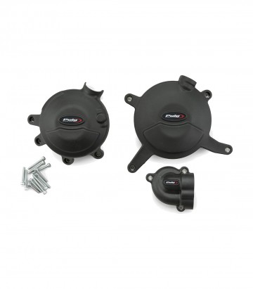 Puig Track Engine covers 22422N for Yamaha MT-07 (25-26), Tracer 7 (25-26), YZF-R7 (26)