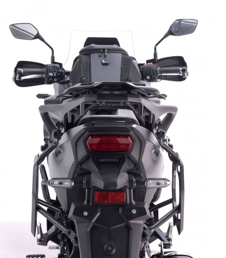Set Seitenkoffer + Topcase 38 L TRAX ADV in Schwarz + Träger Honda NT1100A / NT1100D (DCT) (21, 24), NT1100DE (DCT+ES) (24) SW-M