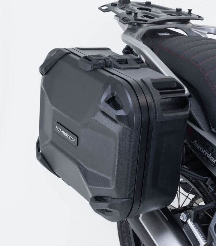 Pack Maletas Laterales + Baúl DUSC L 41 L + Soportes Honda XL750 Transalp (22-24) / E-Clutch (25) SW-MOTECH ADV.01.070.65000/B
