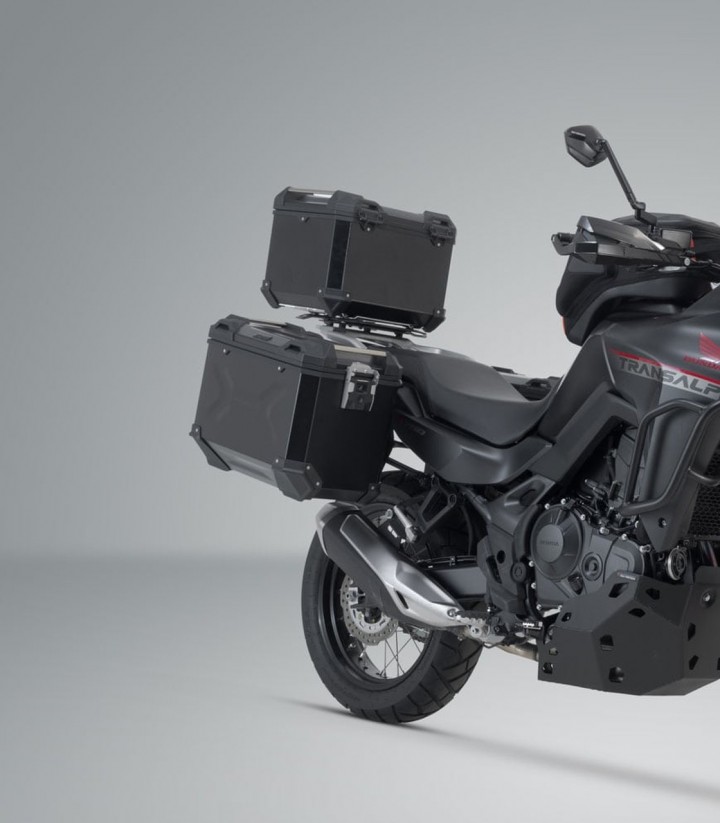 SW-MOTECH TRAX ADV Side Cases + 38 L Top Case Set with Carriers Honda XL750 Transalp (22-24) / E-Clutch (25) ADV.01.070.75000/B