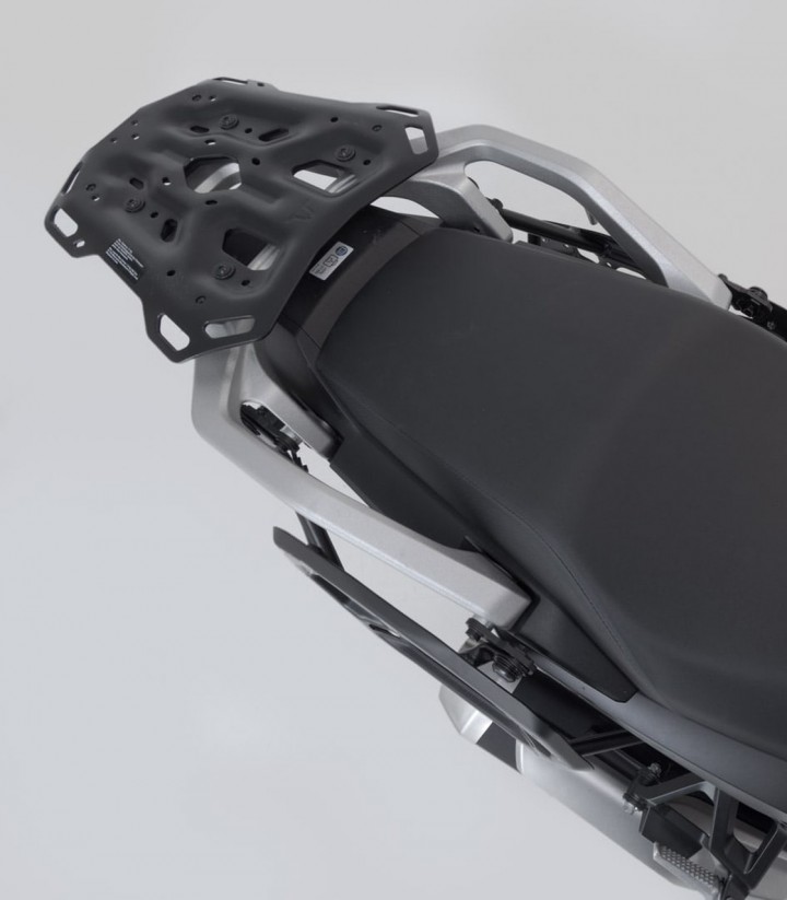 Pack Maletas Laterales + Baúl 38 L TRAX ADV en Negro + Soportes Honda XL750 Transalp (22-24) / E-Clutch (25) SW-MOTECH ADV.01.07