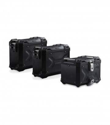 SW-MOTECH TRAX ADV Side Cases + 38 L Top Case Set with Carriers Honda CRF1000L Africa Twin (15-17) ADV.01.622.75001/B