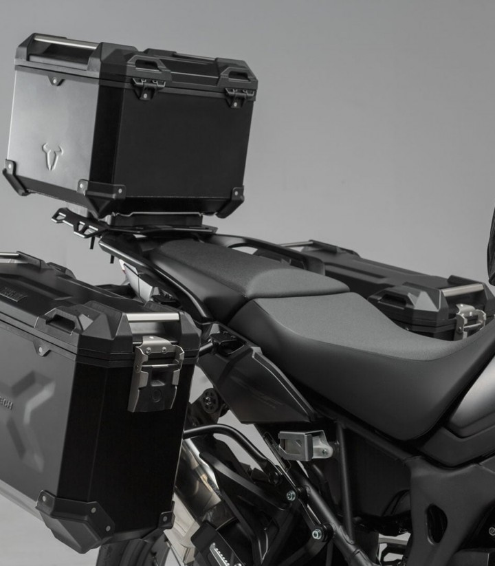 SW-MOTECH TRAX ADV Side Cases + 38 L Top Case Set with Carriers Honda CRF1000L Africa Twin (15-17) ADV.01.622.75001/S