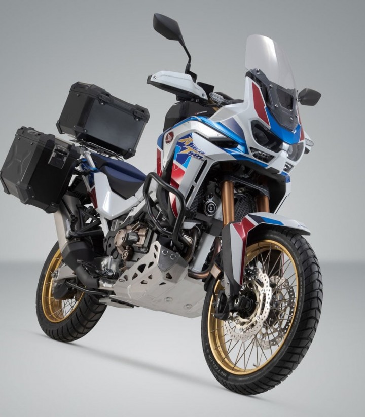 SW-MOTECH TRAX ADV Side Cases + 38 L Top Case Set with Carriers Honda CRF1100L Africa Twin (19-23) ADV.01.942.75001/B