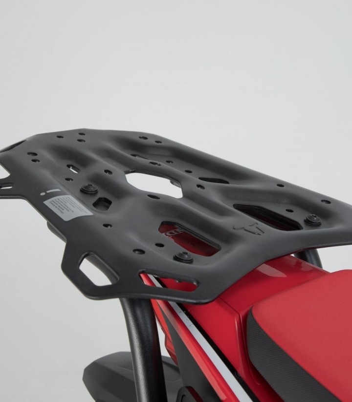 Set Seitenkoffer + Topcase 38 L TRAX ADV in Silber + Träger Honda CRF1100L Africa Twin (19-21) SW-MOTECH ADV.01.950.75002/S