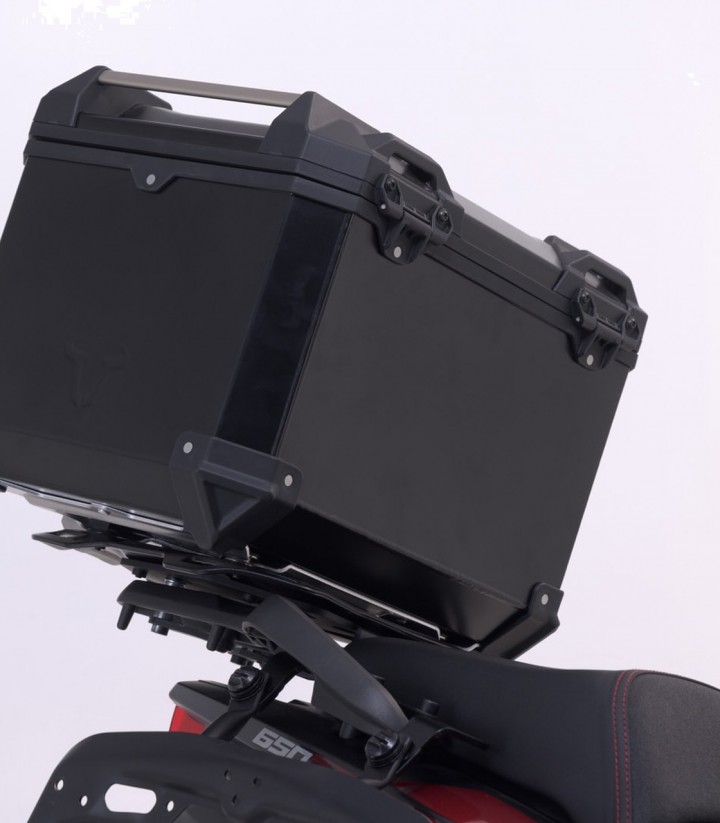Pack Maletas Laterales + Baúl 38 L TRAX ADV en Negro + Soportes VOGE 650DS (21) SW-MOTECH ADV.02.049.75000/B