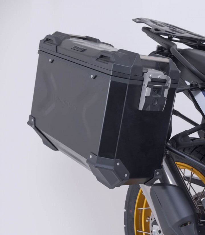 Pack Maletas Laterales + Baúl 38 L TRAX ADV en Negro + Soportes VOGE DS800X Rally (25) SW-MOTECH ADV.02.072.75000/B