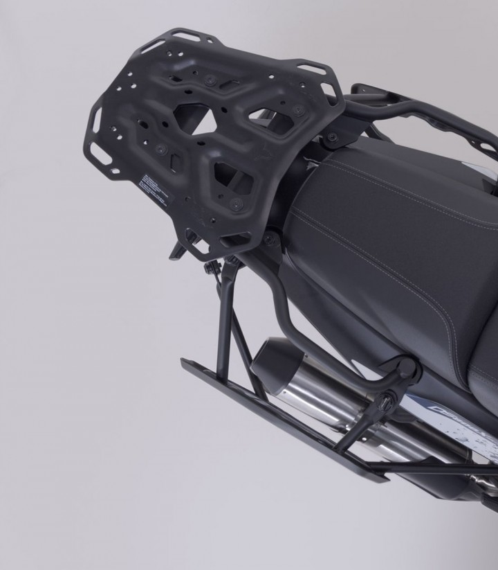 Pack Maletas Laterales + Baúl 38 L TRAX ADV en Plateado + Soportes VOGE DS800X Rally (25) SW-MOTECH ADV.02.072.75000/S