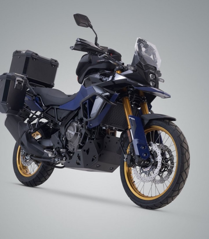 Pack Maletas Laterales + Baúl 38 L TRAX ADV en Negro + Soportes Suzuki V-Strom 800 (22) SW-MOTECH ADV.05.845.75000/B