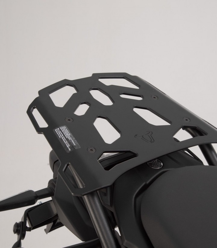 Pack Maletas Laterales + Baúl 38 L TRAX ADV en Plateado + Soportes Yamaha Tracer 7 (21-25) SW-MOTECH ADV.06.593.75000/S