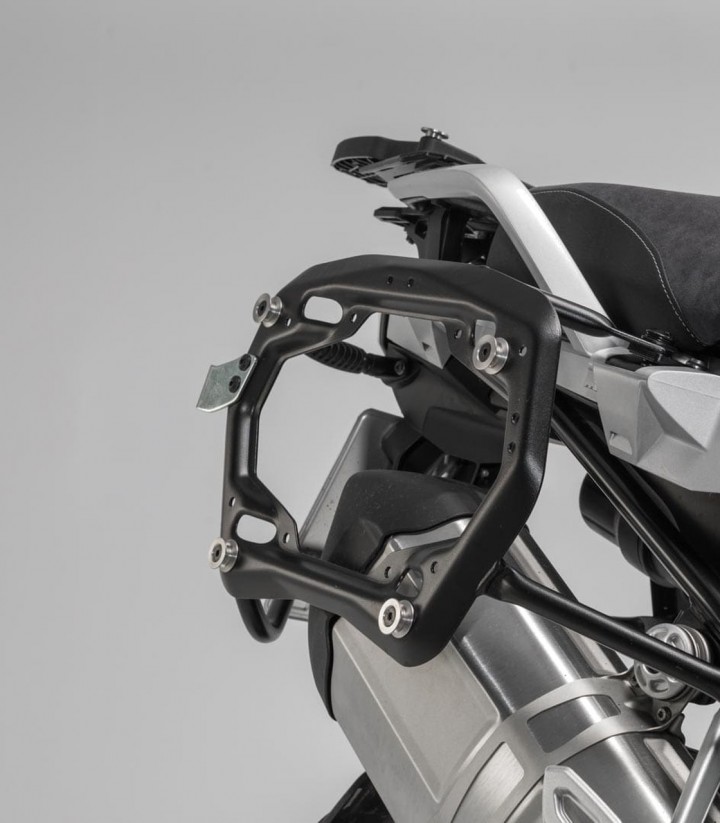 Set Seitenkoffer + Topcase 38 L TRAX ADV in Schwarz + Träger BMW R 1200 GS LC / 1250 GS Adventure (13-24) SW-MOTECH ADV.07.664.7