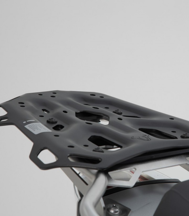 Pack Maletas Laterales + Baúl 38 L TRAX ADV en Plateado + Soportes BMW R 1200 GS LC / 1250 GS Adventure (13-24) SW-MOTECH ADV.07