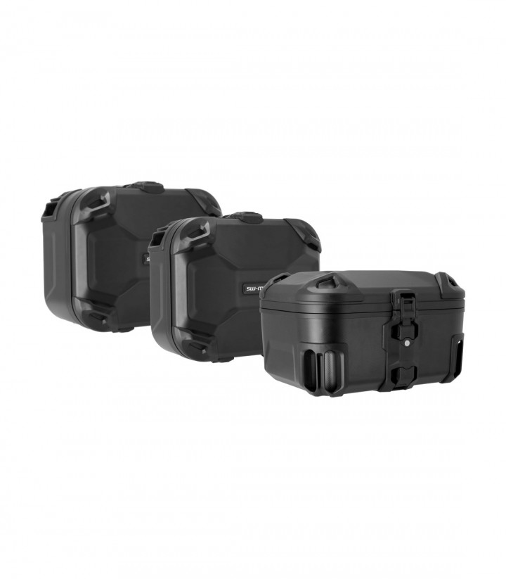 Pack Maletas Laterales + Baúl DUSC L 41 L + Soportes BMW F 850/900 GS Adventure (20/23) SW-MOTECH ADV.07.897.65200/B