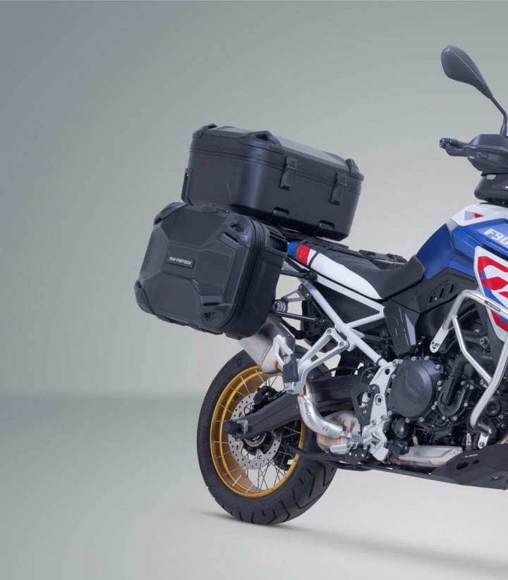 Pack Maletas Laterales + Baúl DUSC XL 55 L + Soportes BMW F 850/900 GS Adventure (20/23) SW-MOTECH ADV.07.897.66200/B