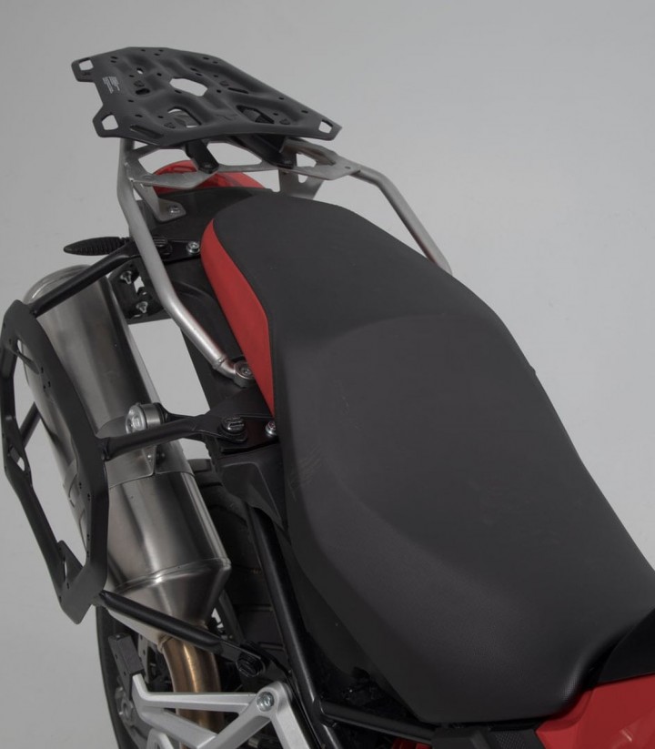 Pack Maletas Laterales + Baúl 38 L TRAX ADV en Negro + Soportes BMW F 750/800/850 GS (17-23) SW-MOTECH ADV.07.897.75000/B