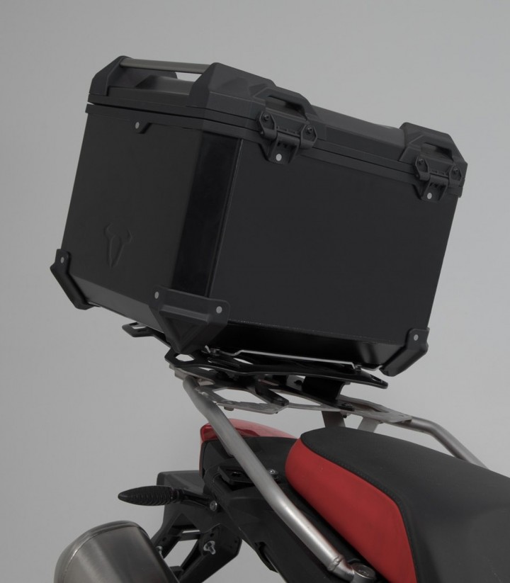 Pack Maletas Laterales + Baúl 38 L TRAX ADV en Negro + Soportes BMW F 750/800/850 GS (17-23) SW-MOTECH ADV.07.897.75000/B