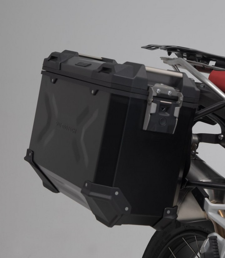 Pack Maletas Laterales + Baúl 38 L TRAX ADV en Negro + Soportes BMW F 750/800/850 GS (17-23) SW-MOTECH ADV.07.897.75000/B